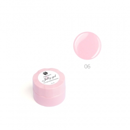 Гель-желе для моделирования ногтей ADRICOCO №06 камуфлирующий молочный розовый (10 мл.)