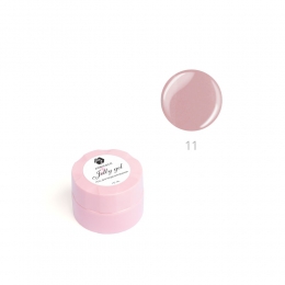 Гель-желе для моделирования ногтей ADRICOCO №11 камуфлирующий приглушенный розовый (10 мл.)