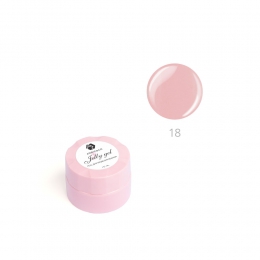 Гель-желе для моделирования ногтей ADRICOCO №18 камуфлирующий светлый орехово-розовый (10 мл.)