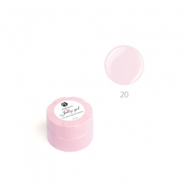 Гель-желе для моделирования ногтей ADRICOCO №20 камуфлирующий пудровый розовый (10 мл.)
