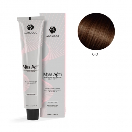Крем-краска для волос ADRICOCO Miss Adri оттенок 6.0 Темный блонд 100 мл