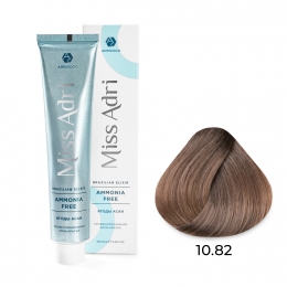 Крем-краска для волос ADRICOCO Miss Adri Brazilian Elixir Ammonia free 10.82 пл корич фиол бл 100мл