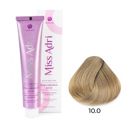 Крем-краска для волос Miss Adri Elite Edition, оттенок 10.0 Платиновый блонд, ADRICOCO, 100 мл