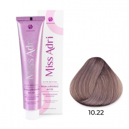 Крем-краска для волос Miss Adri Elite Edition, оттенок 10.22 Платиновый интенсивный фиолетовый блонд, ADRICOCO, 100 мл