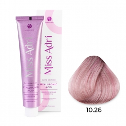 Крем-краска для волос Miss Adri Elite Edition, оттенок 10.26 Платиновый блонд розовый, ADRICOCO, 100 мл