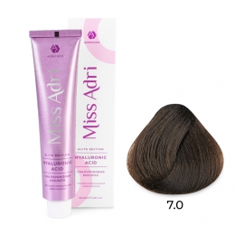 Крем-краска для волос Miss Adri Elite Edition, оттенок 7.0 Блонд, ADRICOCO, 100 мл