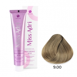 Крем-краска для волос Miss Adri Elite Edition, оттенок 9.00 Очень светлый блонд интенсивный, ADRICOCO, 100 мл