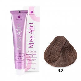 Крем-краска для волос Miss Adri Elite Edition, оттенок 9.2 Очень светлый блонд фиолетовый, ADRICOCO, 100 мл