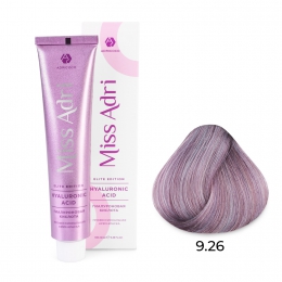 Крем-краска для волос Miss Adri Elite Edition, оттенок 9.26 Очень светлый блонд розовый, ADRICOCO, 100 мл